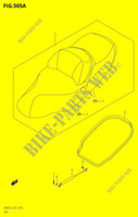 SEAT (AN650:L3:E02) voor Suzuki BURGMAN 650 2013