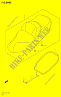 SEAT (AN650Z:L3:E02) voor Suzuki BURGMAN 650 2013