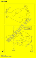 STOPPER SET REAR BOX PLATE (OPTIONAL) voor Suzuki BURGMAN 650 2013