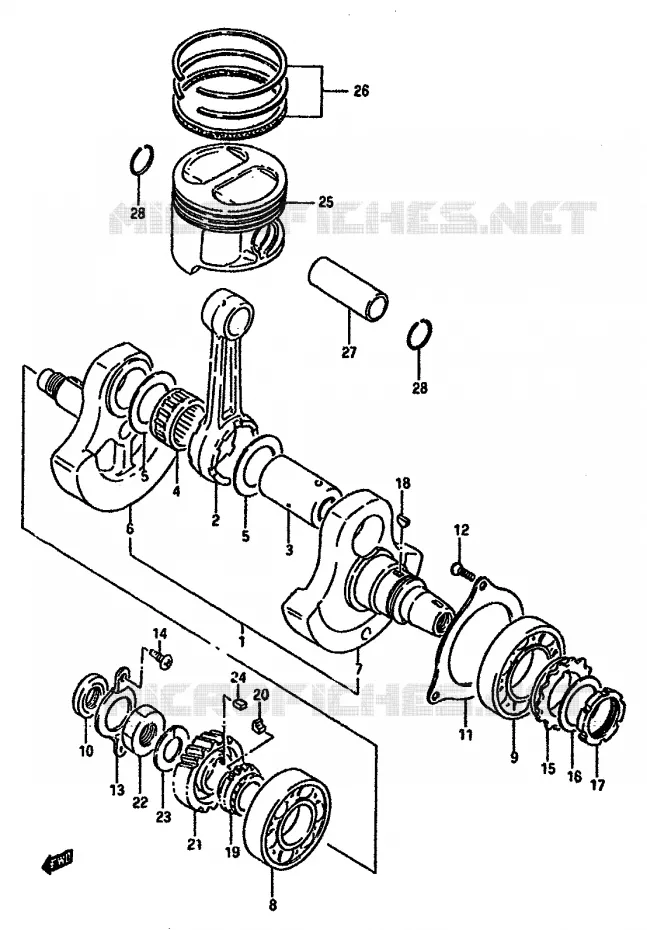 KRUKAS Suzuki MOTO 600 DR 1987  DR600SUH(E2)