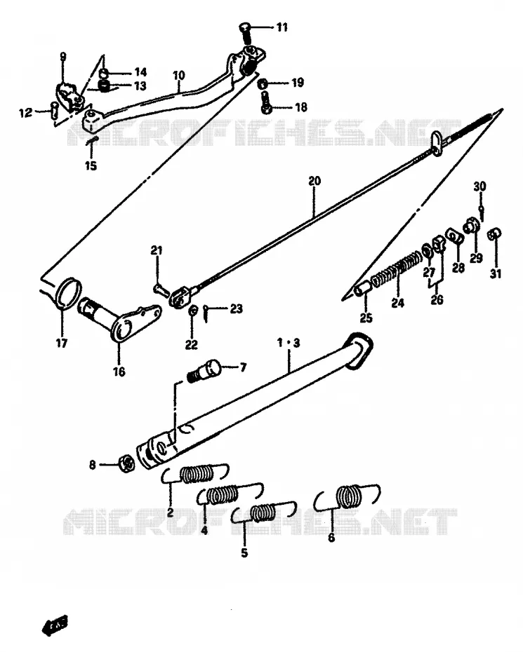 STAND Suzuki MOTO 600 DR 1987  DR600SUH(E2)