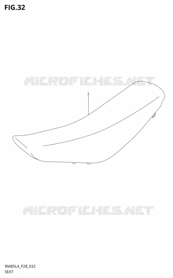 SEAT Suzuki MOTO 85 RM 2014  RM85 L4 (P03,P28,P33)
