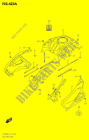 FUEL TANK COVER voor Suzuki V-STROM 1000 2015