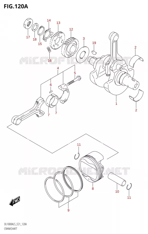KRUKAS Suzuki MOTO 1000 V-STROM 2015  DL1000A L5 (E21)