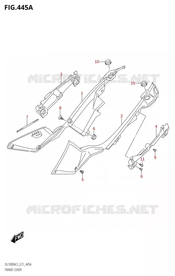 KUIP Suzuki MOTO 1000 V-STROM 2015  DL1000A L5 (E21)