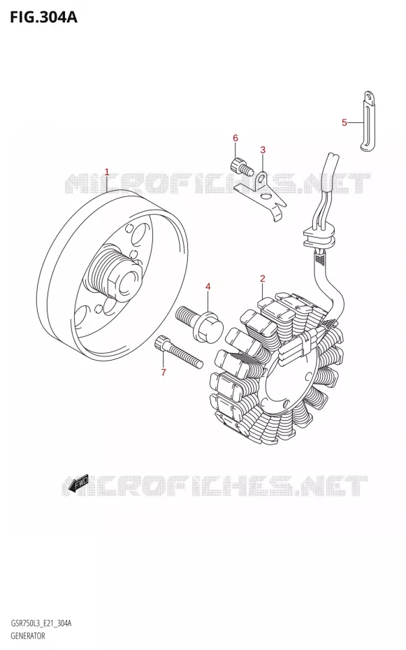 DYNAMO Suzuki MOTO 750 GSR 2013  GSR750AUE L3 (E21)