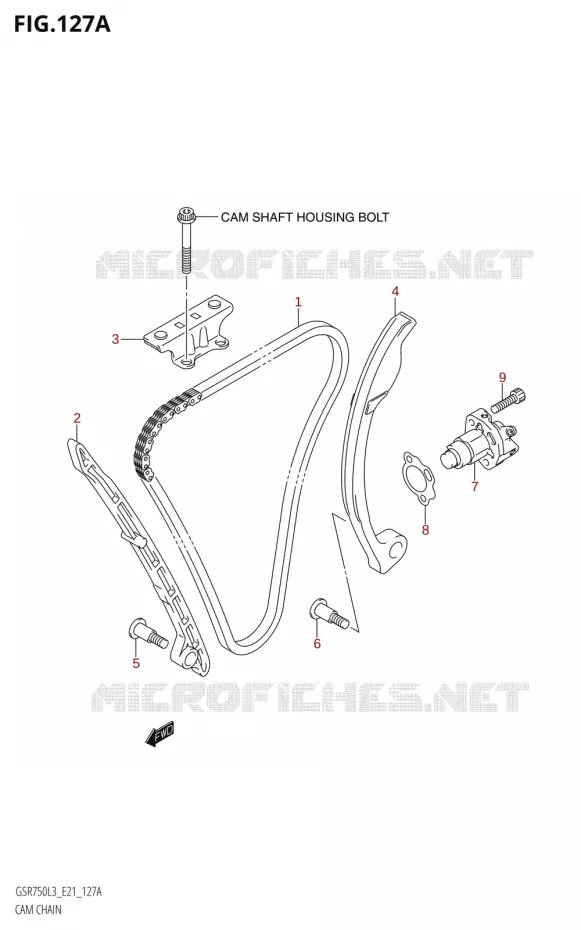 TIMING Suzuki MOTO 750 GSR 2013  GSR750A L3 (E21)