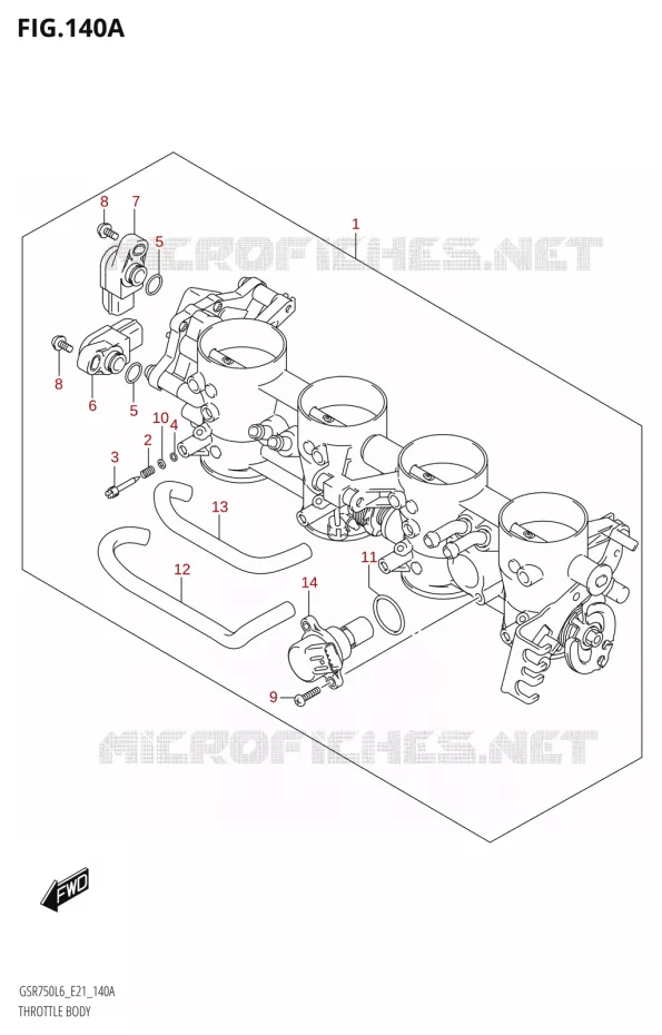 GASKLEPHUIS Suzuki MOTO 750 GSR 2016  GSR750A L6 (E21)
