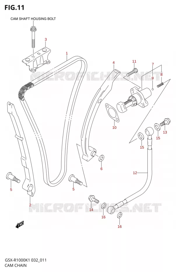 TIMING Suzuki MOTO 1000 GSX-R 2001  GSX-R1000U2K1(E2)
