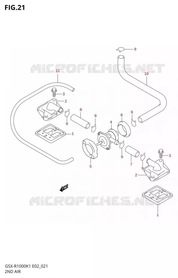 ANTI VERVUILINGS SYSTEM Suzuki MOTO 1000 GSX-R 2002  GSX-R1000K2(E19)