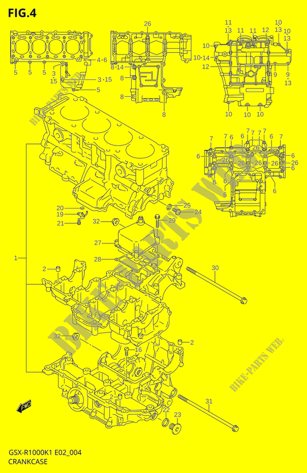 CASING voor Suzuki GSX-R 1000 2002
