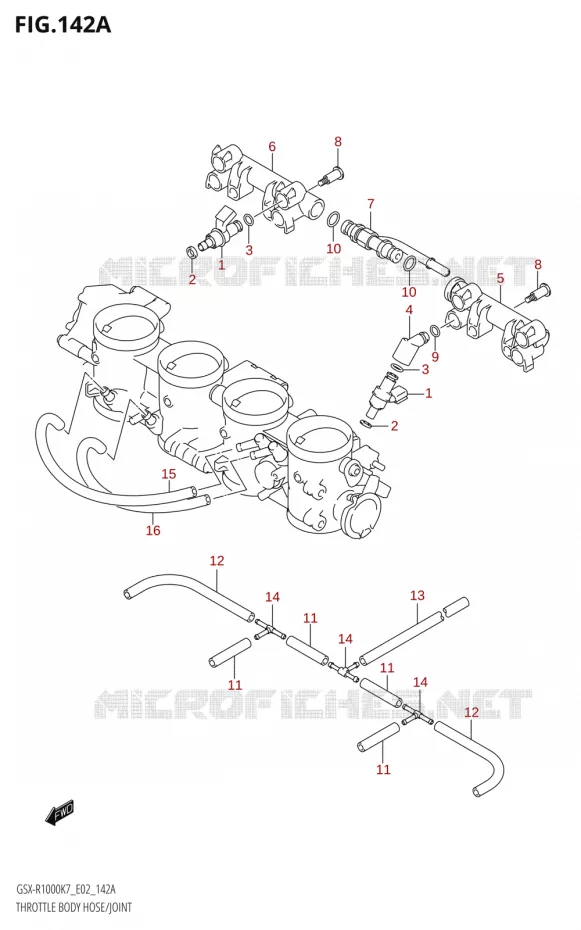 INJECTOREN Suzuki MOTO 1000 GSX-R 2007  GSX-R1000 K7 (E19)