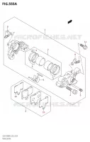 REAR CALIPER voor Suzuki GSX-R 1000 2006