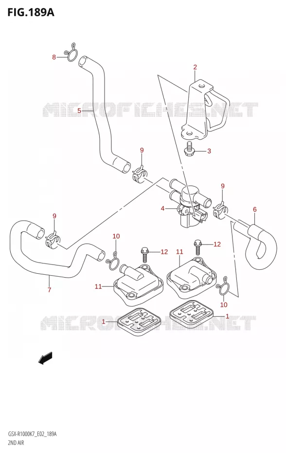 ANTI VERVUILINGS SYSTEM Suzuki MOTO 1000 GSX-R 2008  GSX-R1000 K8 (P37)