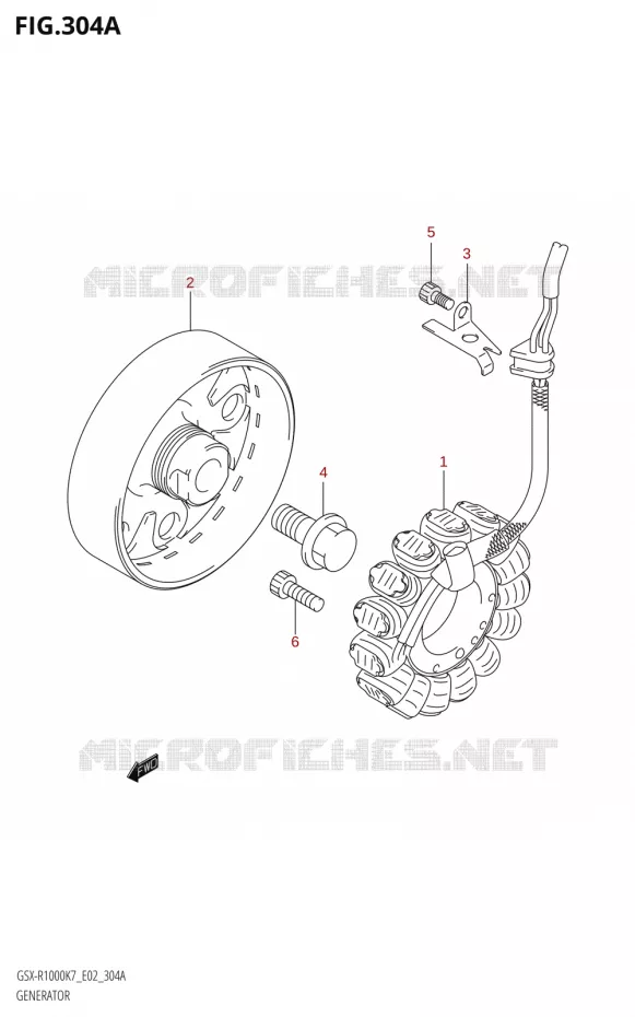 DYNAMO Suzuki MOTO 1000 GSX-R 2008  GSX-R1000 K8 (E02)