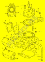 CILINDER (MODELE T/V/W) voor Suzuki RM 250 2000