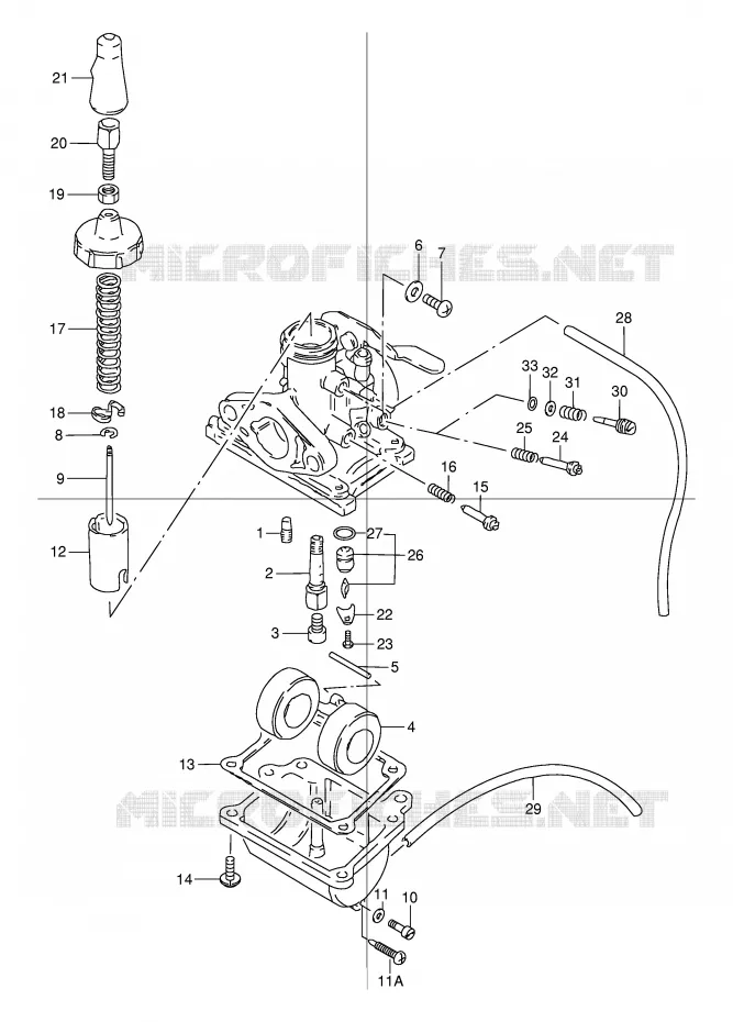 CARBURATOR Suzuki MOTO 50 PV 2000  PV50Y(E15)