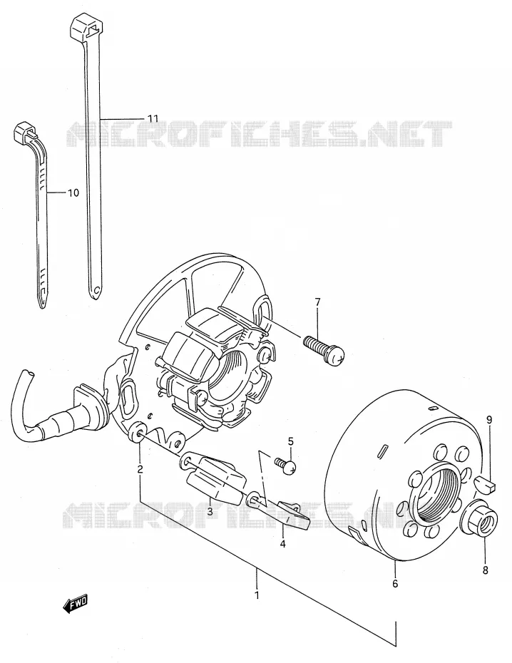 ONTSTEKING Suzuki MOTO 125 RM 1991  RM125M(E28)