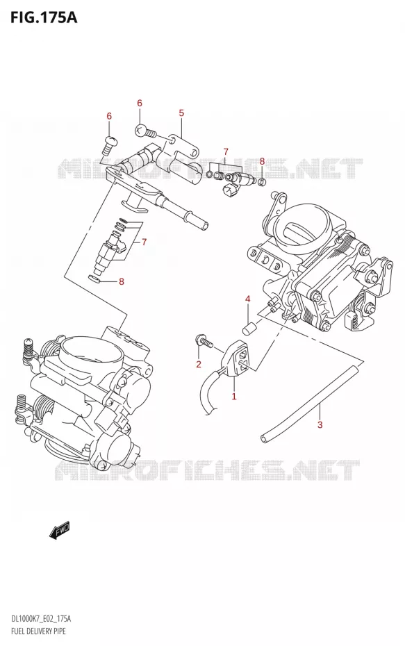 BRANDSTOFSLANG Suzuki MOTO 1000 V-STROM 2009  DL1000K9(E2)