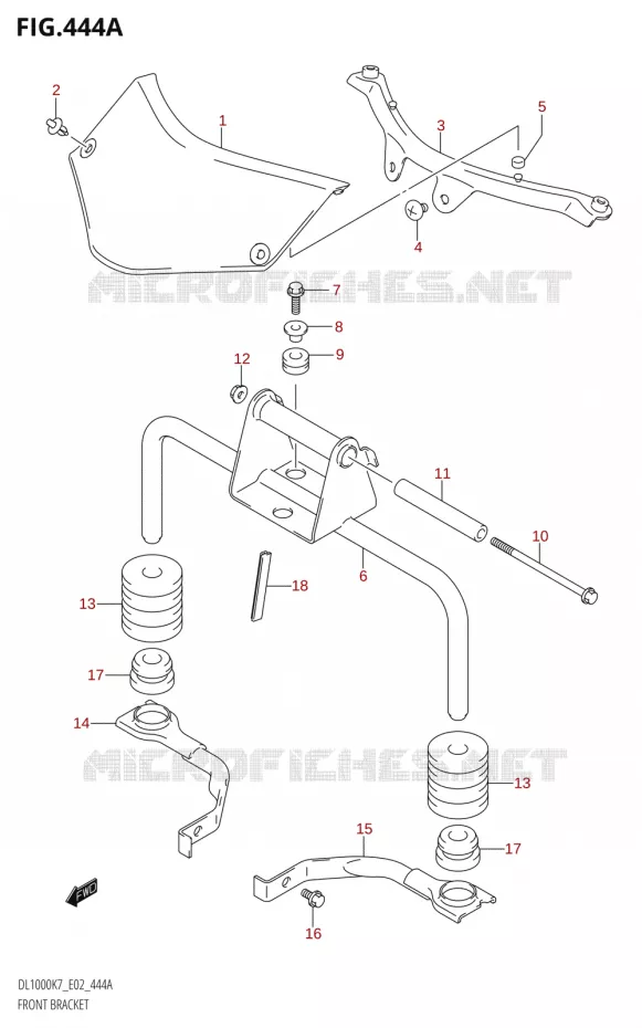 KUIPFRAME Suzuki MOTO 1000 V-STROM 2009  DL1000K9(E2)