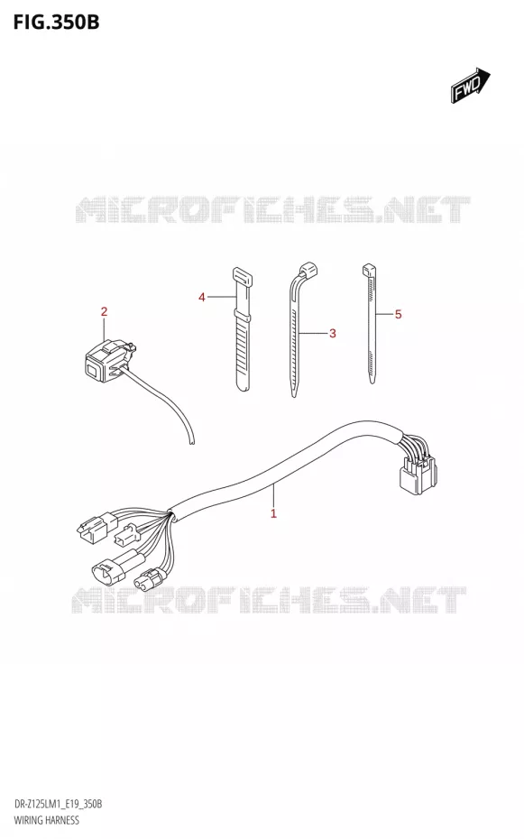 BEDRADING Suzuki MOTO 125 DR-Z 2021  DR-Z125L M1