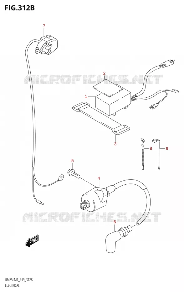 ELEKTRISCH Suzuki MOTO 85 RM 2021  RM85L M1 (E19)