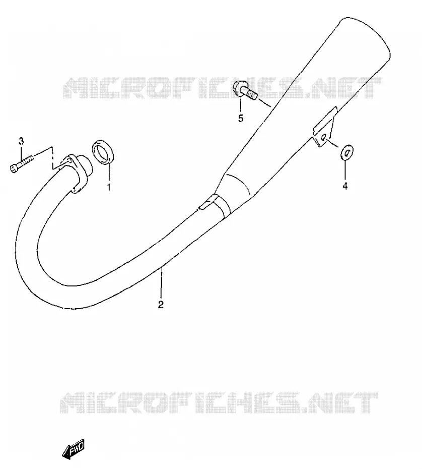 GELUIDDEMPER Suzuki MOTO 125 MARAUDER 1998  GZ125UW(W/X/Y)