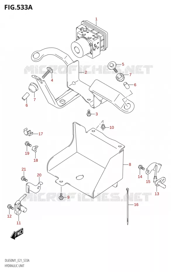 ABS Suzuki MOTO 650 V-STROM 2021  DL650A M1