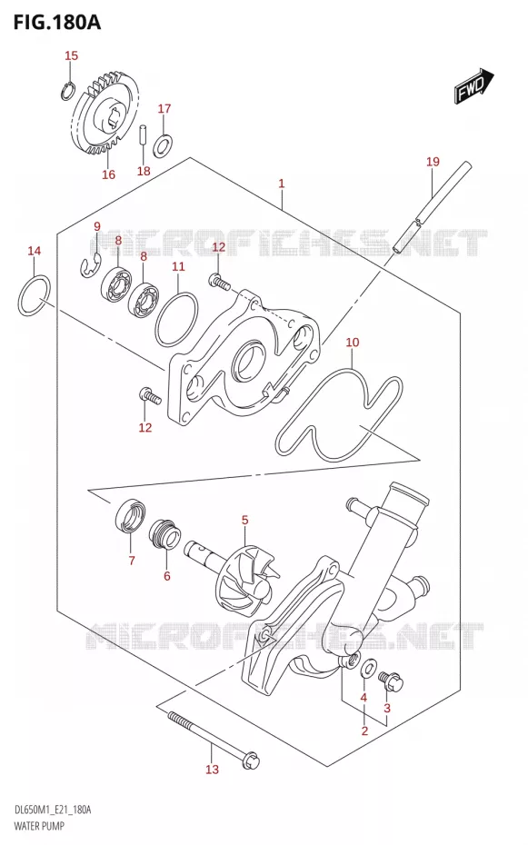 WATERPOMP Suzuki MOTO 650 V-STROM 2021  DL650A M1