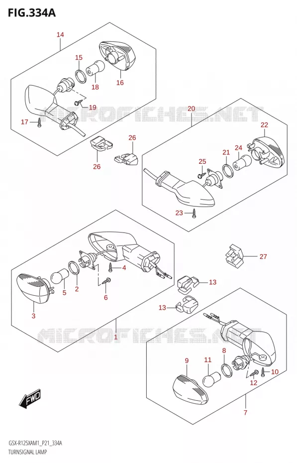 INDICATOREN Suzuki MOTO 125 GSX-R 2021  GSX-R125XA M1 (P21)