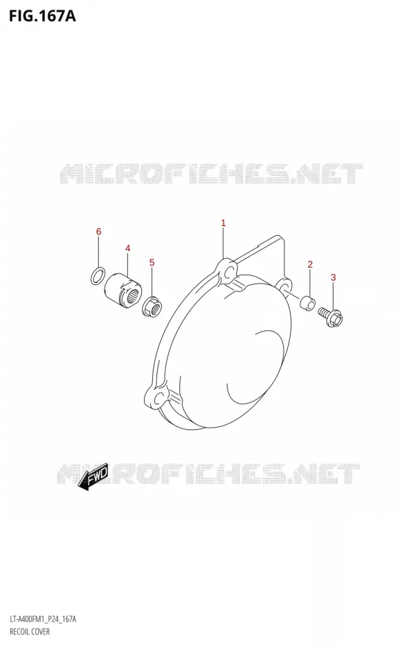 ALTERNATOR COVER Suzuki QUAD 400 KINGQUAD 2021  LT-A400F M1 (P24)
