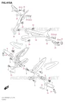FOOTREST voor Suzuki KATANA 1000 2021