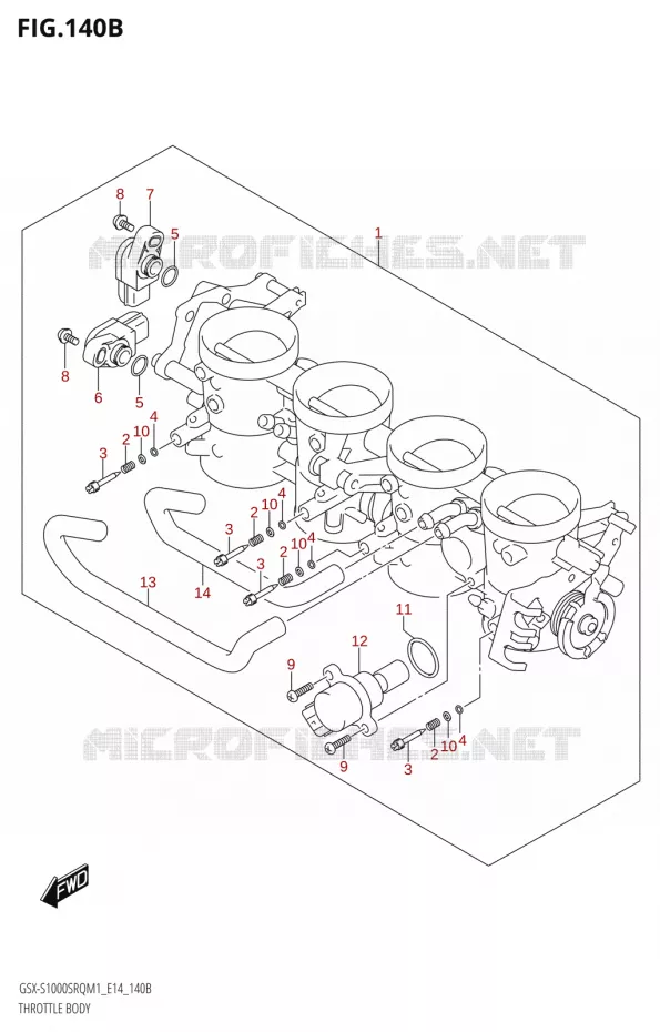 GASKLEPHUIS Suzuki MOTO 1000 KATANA 2021  GSX-S1000SRQ M1 (E14)