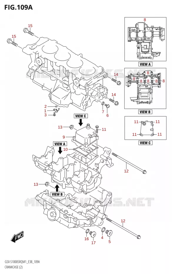 CARTERSE (2) Suzuki MOTO 1000 KATANA 2021  GSX-S1000SRQ M1 (E38)