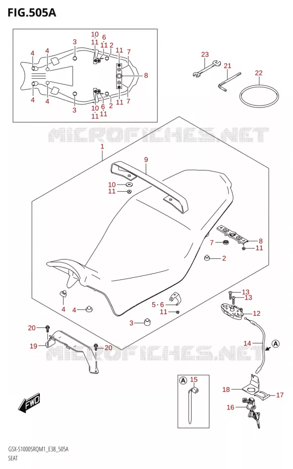 SEAT Suzuki MOTO 1000 KATANA 2021  GSX-S1000SRQ M1 (E38)