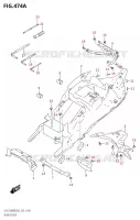 ACHTERSPATBORD voor Suzuki HAYABUSA 1300 2022