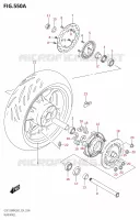 ACHTERWIEL voor Suzuki HAYABUSA 1300 2022