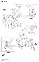 FOOTREST voor Suzuki HAYABUSA 1300 2022