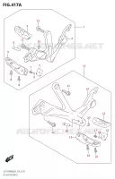 FOOTREST voor Suzuki HAYABUSA 1300 2022