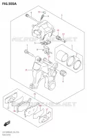 REAR CALIPER voor Suzuki HAYABUSA 1300 2022