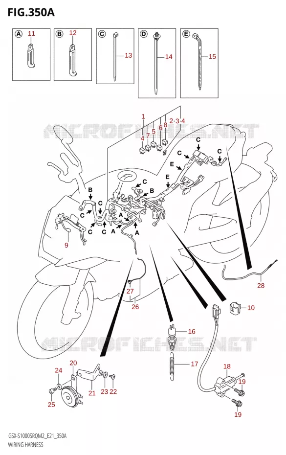 BEDRADING Suzuki MOTO 1000 KATANA 2022  GSX-S1000SRQ M2 (E21)