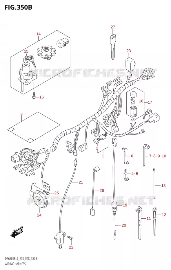 BEDRADINGNESS (DR650SE:E28) Suzuki MOTO 650 DR 2019  DR650SE L9 (E03)