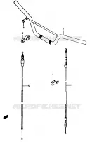 STUUR   KABELS voor Suzuki RM 80 1996