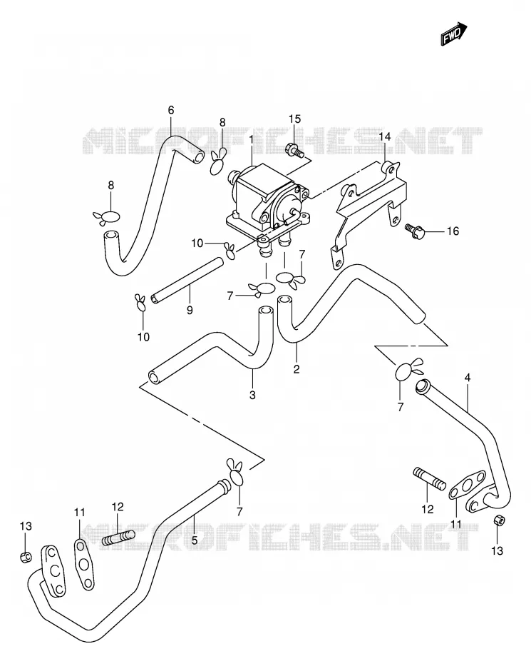 ANTI VERVUILINGS SYSTEM (E18,E22) Suzuki MOTO 1000 TL-R 2001  TL1000RK1(E2)