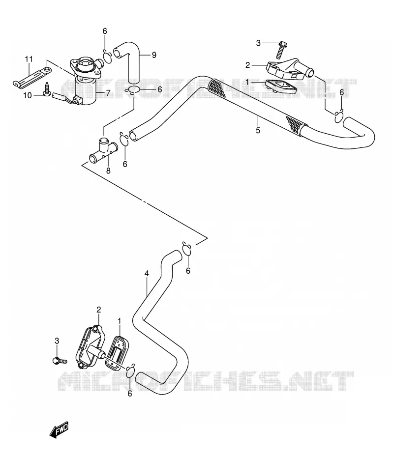 ANTI VERVUILINGS SYSTEM (MODEL K3/K4/K5/K6) Suzuki MOTO 650 SV 2004  SV650K4(E2)