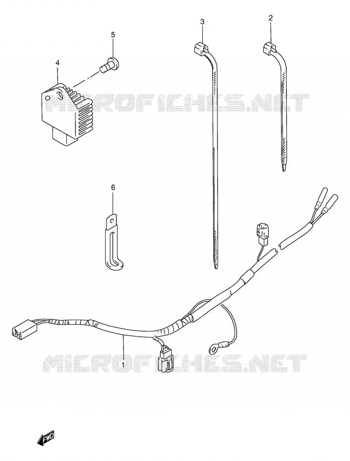 BEDRADING Suzuki MOTO 250 RMX 1999  RMX250X(E1)