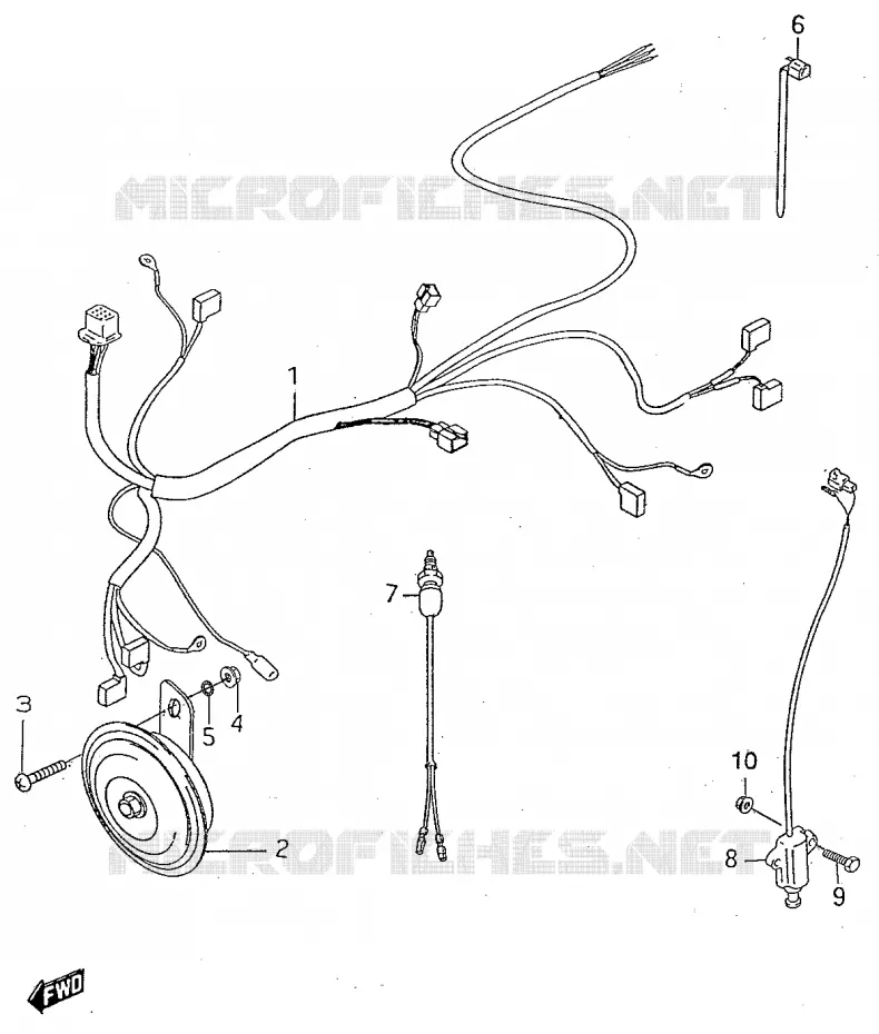 BEDRADING Suzuki MOTO 50 RMX 2000  RMX50Y