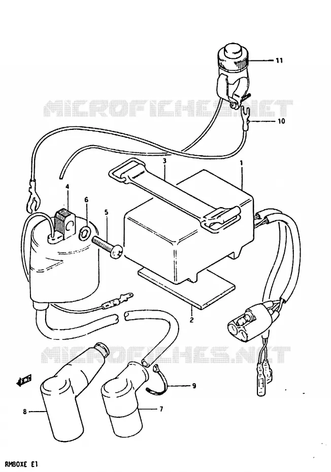 CDI UNIT - SPOEL Suzuki MOTO 80 RM 1984  RM80XE(D/E)