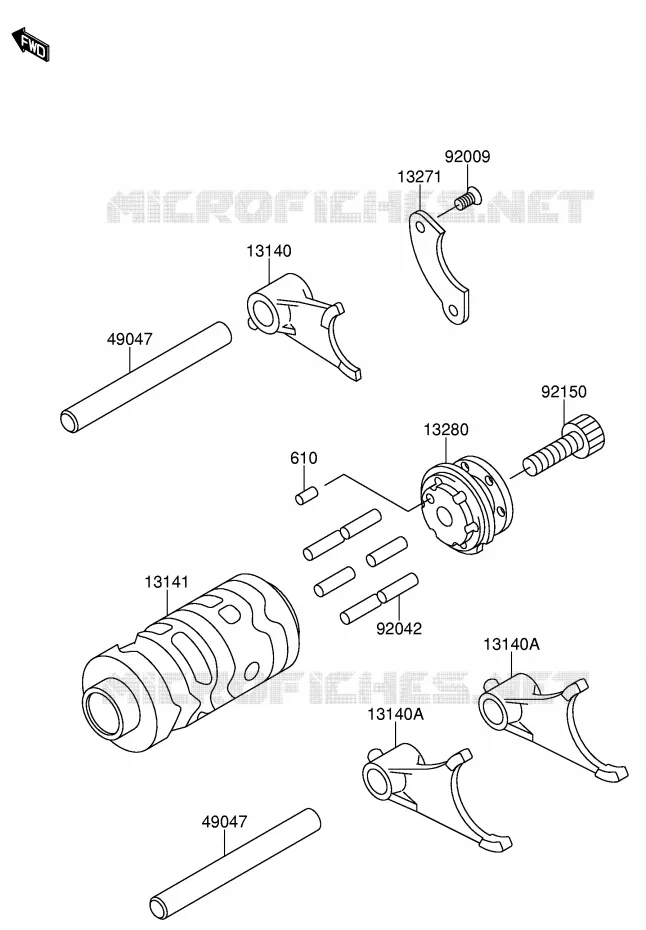 LOOP / SELECTIEVORK Suzuki MOTO 65 RM 2004  RM65K4(E3)