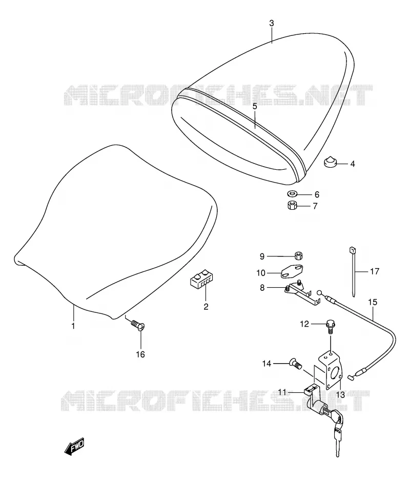 SEAT Suzuki MOTO 1000 TL-R 2002  TL1000RK2(E2)